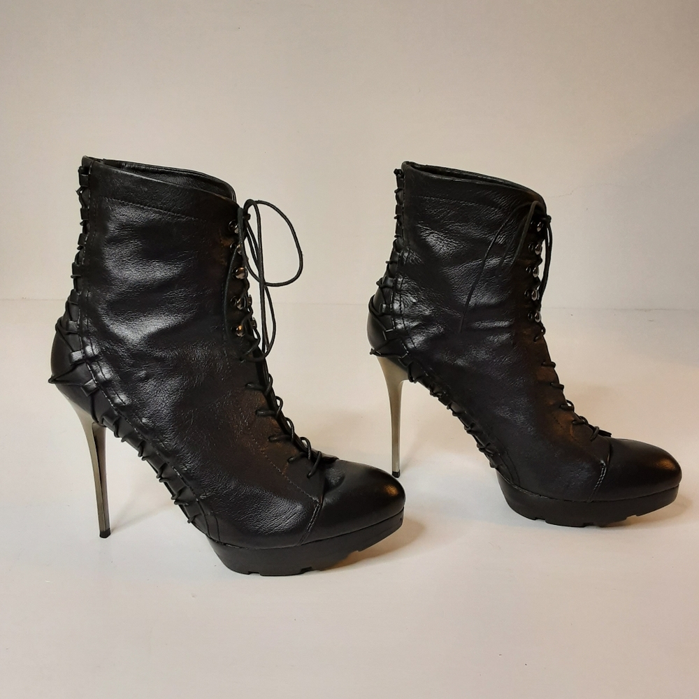 Sexy Mea Shadow Femina Stiletto Boots Corset Style